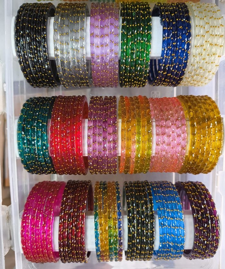 Rain drop high quality glass bangles