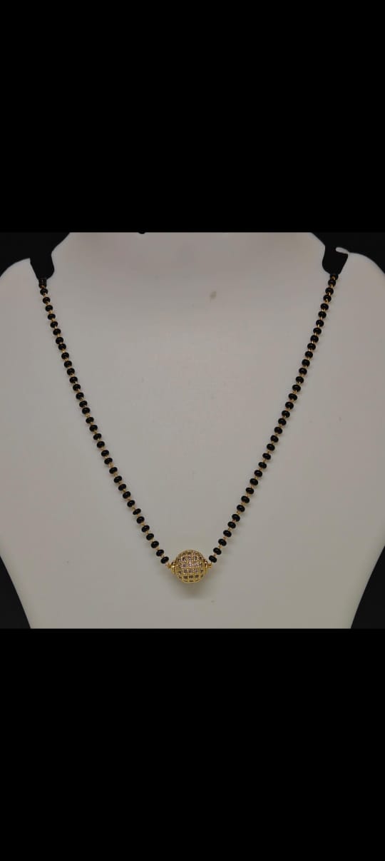 Black beads 
16" length