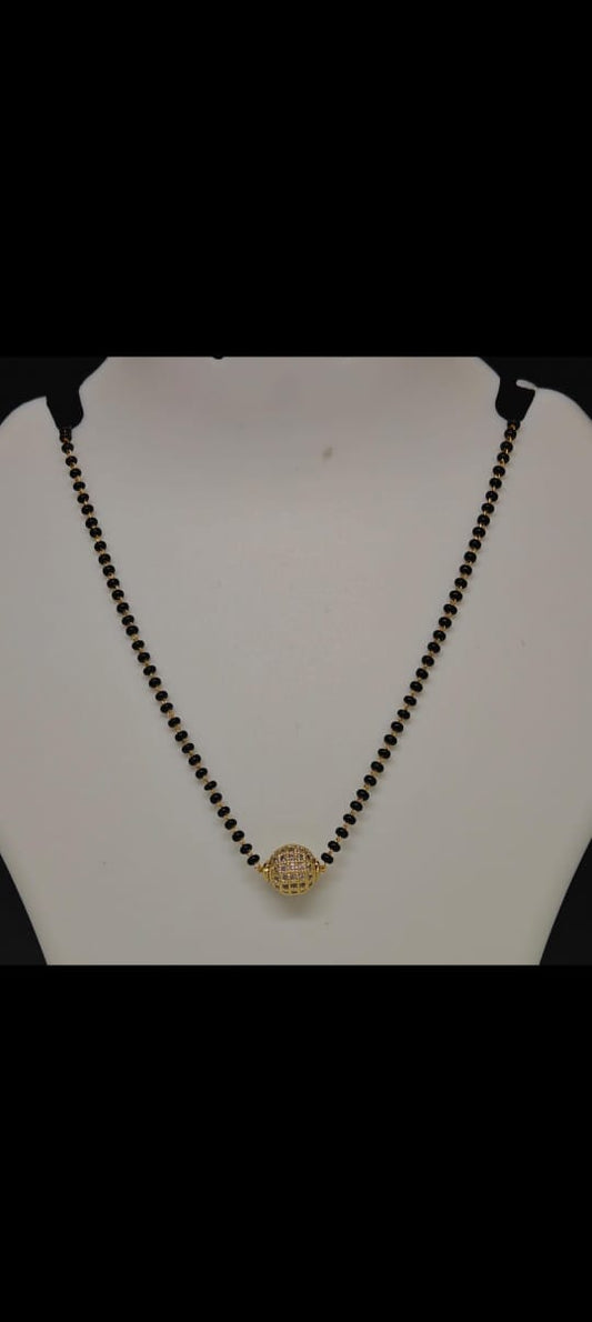 Black beads 
16" length